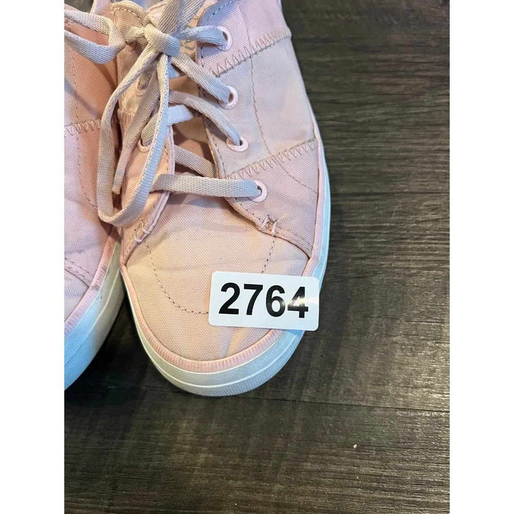 Sperry Womens Sneakers Canvas Lace Up Pink 8.5